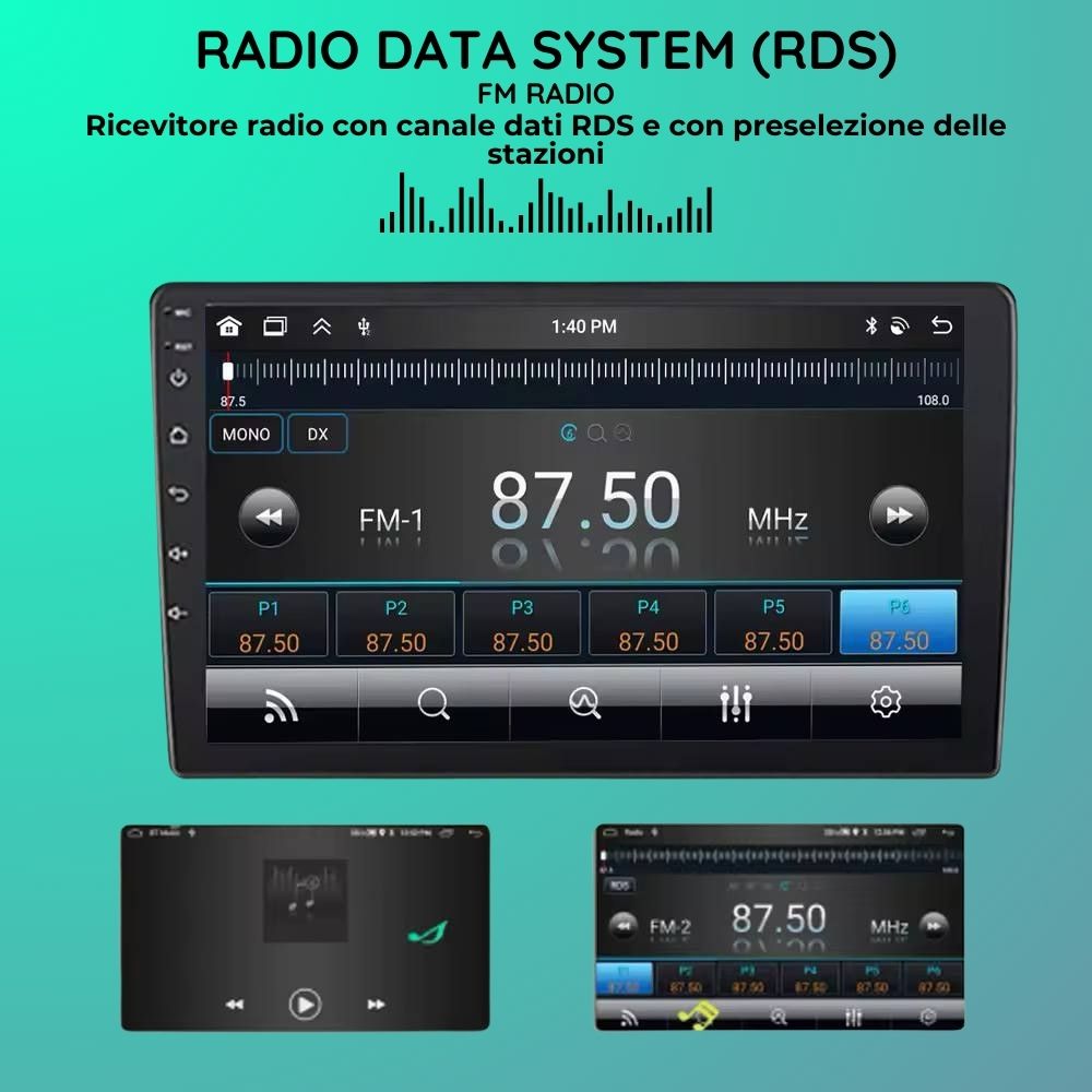 Autoradio 9" Android 14 CarPlay Per BMW Mini Countryman 2011-2016 GPS RDS 4+64GB