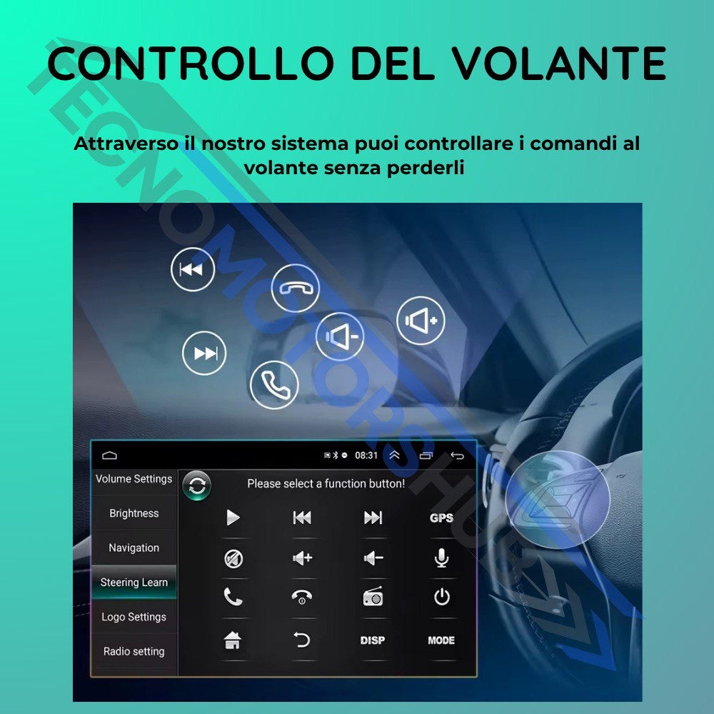 Autoradio 9” Android 15 Per Fiat Ducato/Peugeot Boxer/Citoren Jumper Snapdragon