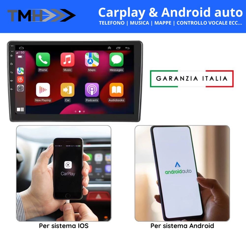Autoradio 9” Android 15 Per Fiat Ducato/Peugeot Boxer/Citoren Jumper Snapdragon