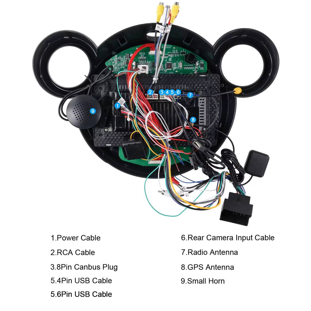 Autoradio 9" Android 14 CarPlay Per BMW Mini Countryman 2011-2016 GPS RDS 4+64GB